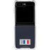 France Soccer Flag Galaxy Z Flip5 5G Clear Case